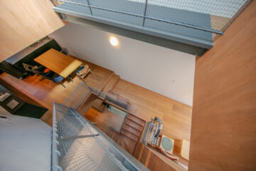 『住吉の長屋』から着想して建てた間口3.5m５階層スキップ超狭小住宅