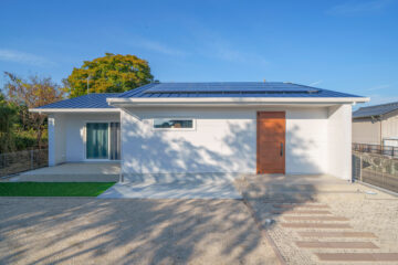 トレーニングルームもある家事ラク回遊動線を取り入れた平屋