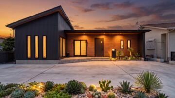 日常が整うシンプルな暮らし。敷地を活かした配置の平屋